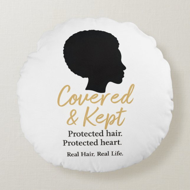 Redondo Cojín decorativo (Anverso)