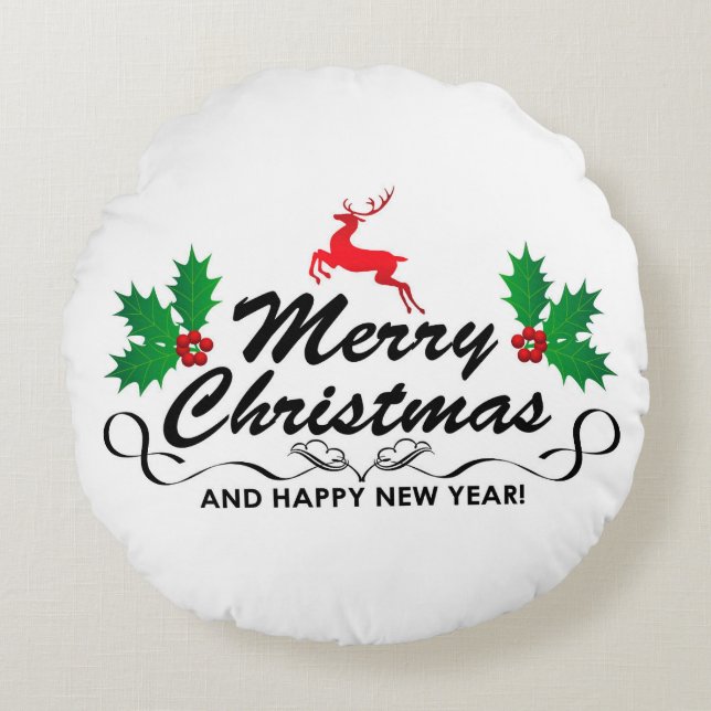 Redondo Cojín decorativo (Anverso)