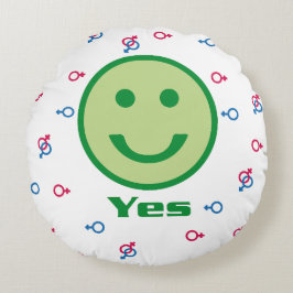 Redondo Cojín decorativo