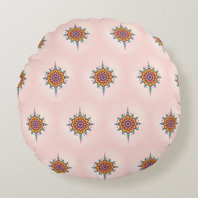 Redondo Cojín decorativo (Anverso)