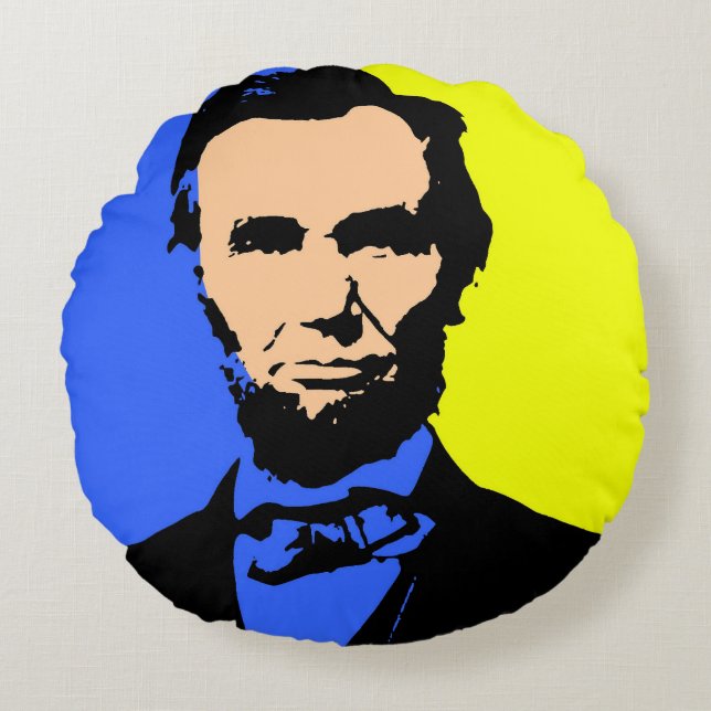 REDONDO COJÍN DECORATIVO ABE LINCOLN 2 (Anverso)