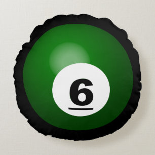 Redondo Cojín decorativo Billiard Balls