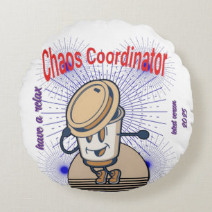 Redondo Cojín decorativo Coordinador del caos - Cushion di