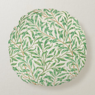 Redondo Cojín decorativo de impresión William Morris Willo