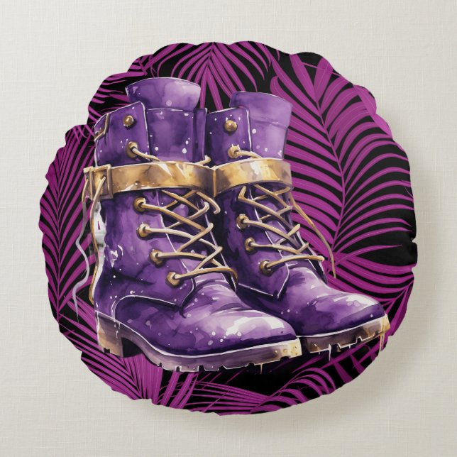 Redondo Cojín decorativo de la Ronda del Evangelio de la P (Anverso)