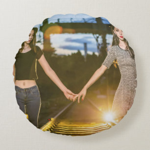 Redondo Cojín decorativo de Ronda de Amigos de BFF