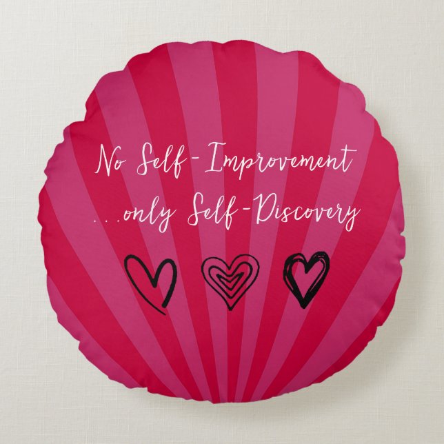 Redondo Cojín decorativo de ronda del día de la madre pers (Anverso)