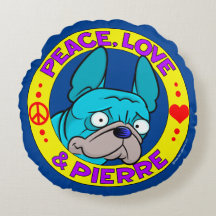 Cojín decorativo del logotipo Pierre