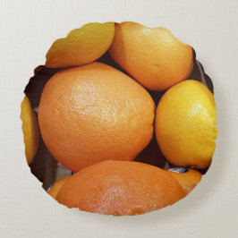 Redondo Cojín decorativo del pomelo