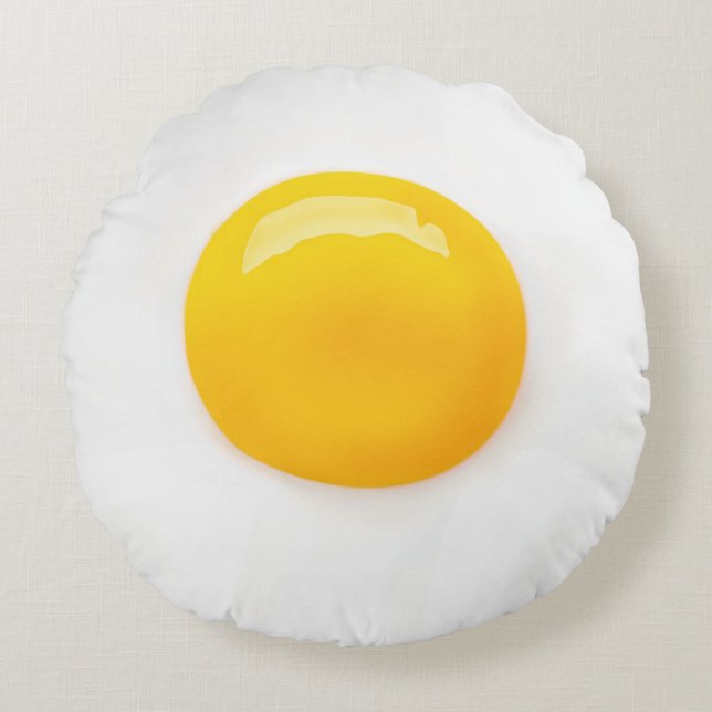 REDONDO COJÍN DECORATIVO FRIED EGG 2 (Anverso)