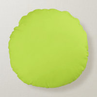 Cojín decorativo Lime Green Round (16")