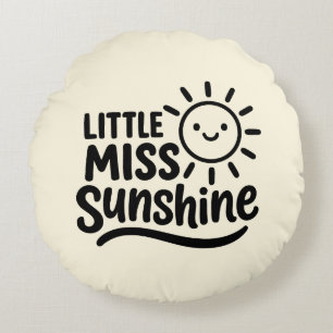 Redondo Cojín decorativo – Little Miss Sunshine