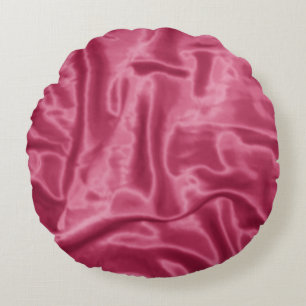 Redondo Cojín decorativo Mauve Satin-Round