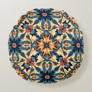 Redondo cojín marroquí