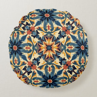 Redondo cojín marroquí