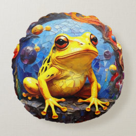 Redondo Colchones de Cojín decorativo de la rana de Dart e