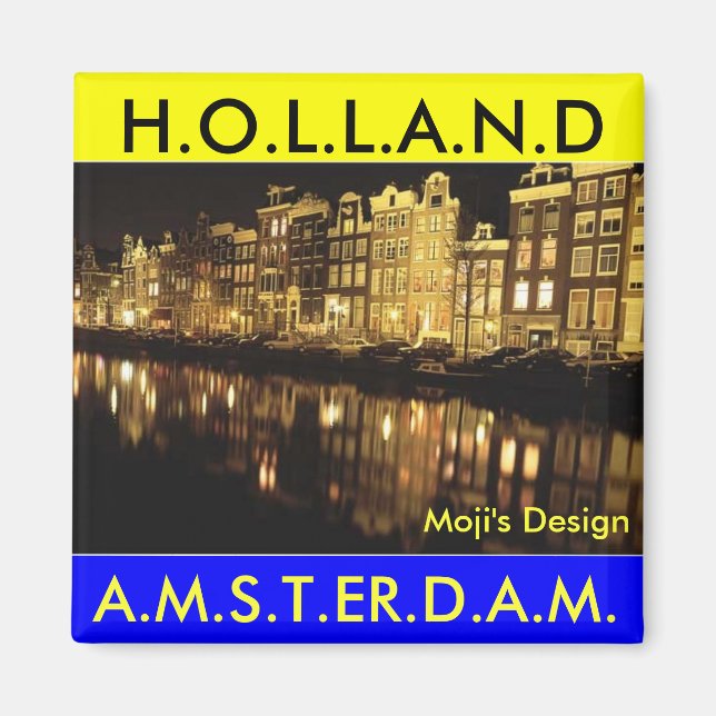 Redondo de imanes - Holanda (Frente)