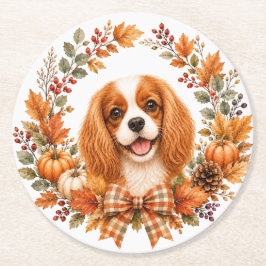 Redondo De Papel Posavasos Cavalier King Charles