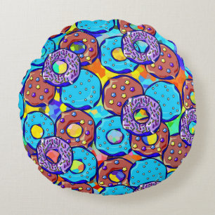 REDONDO DONUTS ASORNADOS 2A COJÍN DECORATIVO