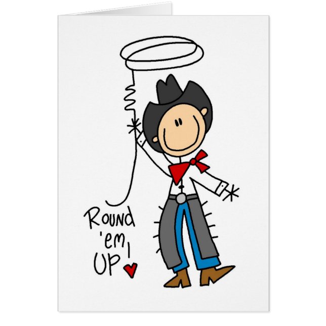 ¡Redondo ellos para arriba! Figura tarjeta del (Frente)