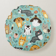 Funda de cojín decorativo con estampado de animal 