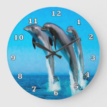 3 Reloj de delfines
