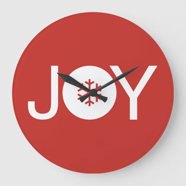 Redondo Grande Alegría Navidades Red Gran Reloj (Anverso)