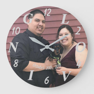 Redondo Grande Amando las veinticuatro horas del día, reloj de