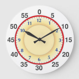 Redondo Grande Aprender a contar el reloj de tiempo