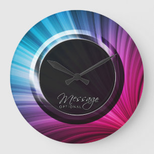Redondo Grande Arte abstracto 31A Reloj
