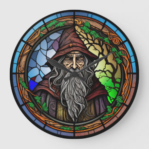 Redondo Grande Asistente para cristales mantenidos Diseño Reloj g