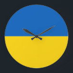 Redondo Grande Bandera del reloj de Ucrania<br><div class="desc"></div>