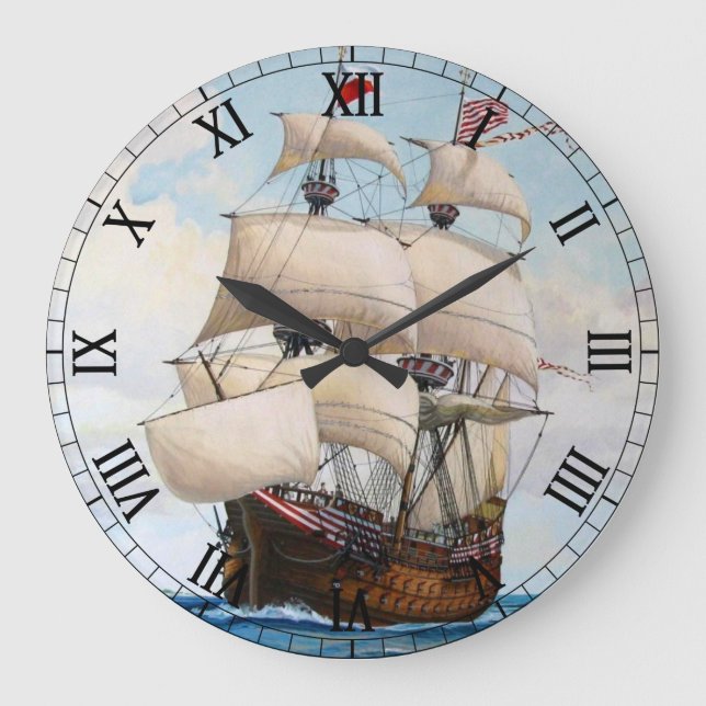 Redondo Grande Barco Adler von Lübeck - Reloj Personalizado (Anverso)