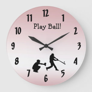 Redondo Grande Bola de juego rosa dulce Girly reloj deportivo de 