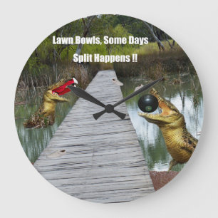 Redondo Grande Bolas de césped Australia Dividen Sucede, Reloj Gr