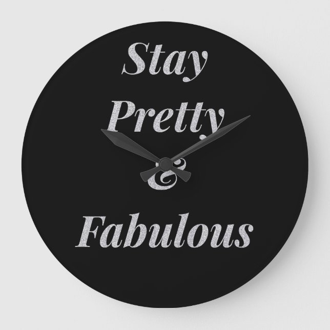 Redondo Grande Bonito elegante y reloj fabuloso (Anverso)