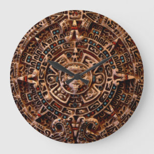 Redondo Grande Calendario Solar Maya Azteca Reloj de historia mex