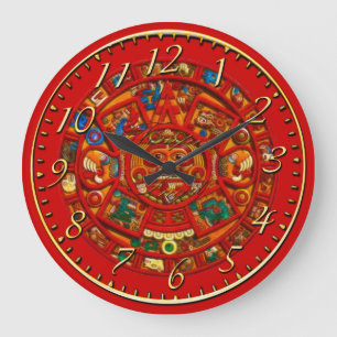 Redondo Grande Calendario Solar Maya Azteca Reloj de historia mex