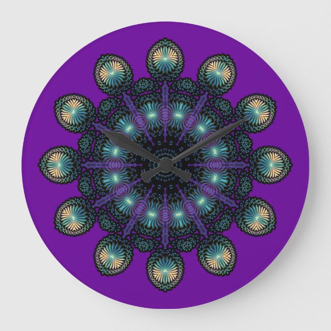 Redondo Grande Caras de reloj - Apofisis fractal (Anverso)