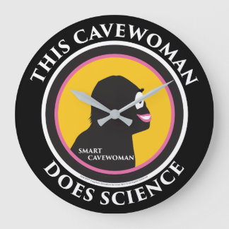 Redondo Grande Cavewoman de Smart de la ciencia del reloj de