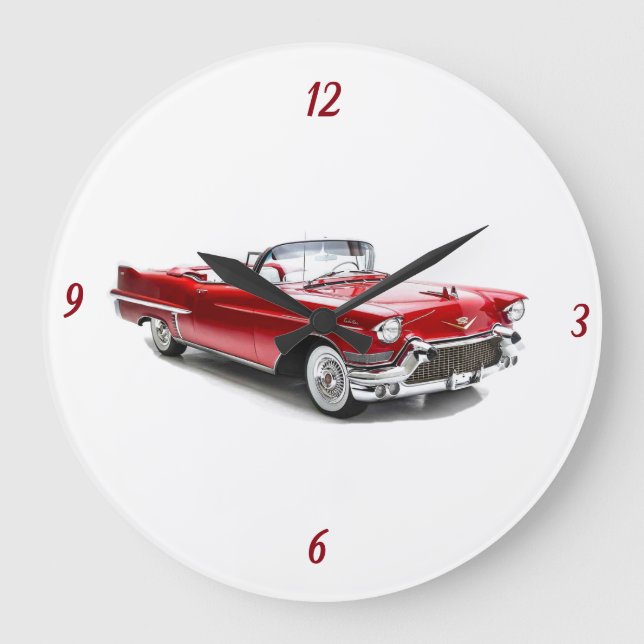 REDONDO GRANDE ****CHEVY 57 CLÁSICO*** RELOJ (Anverso)