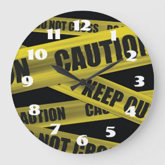 Redondo Grande Cinta de precaución - Reloj