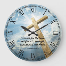 Cita de la Biblia religiosa Reloj Verso Personaliz