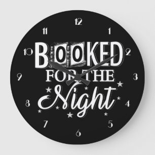 Redondo Grande Cocinado Para El Reloj De La Pared Nocturno