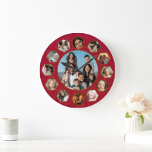 Colage de fotos personalizado reloj | Regalo para