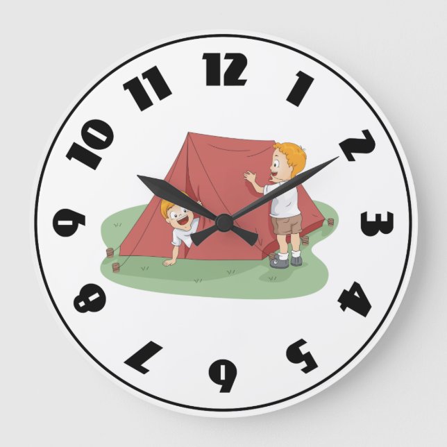 Redondo Grande Configuración de una carpa reloj (Anverso)