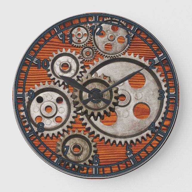 Redondo Grande cuadrado del reloj de los dientes del motor del (Anverso)