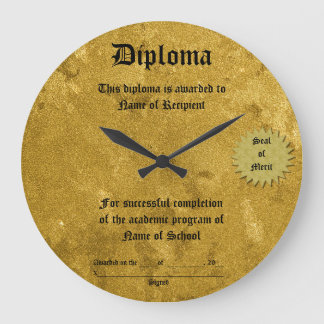 Redondo Grande Diploma Gran Reloj
