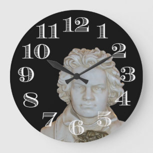Redondo Grande Diseño del reloj de Beethoven
