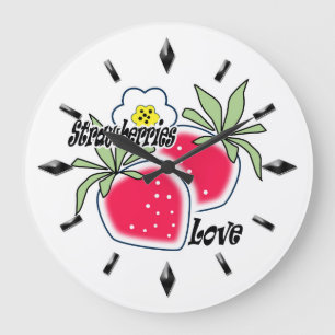 Redondo Grande Diseño moderno del reloj de pared.